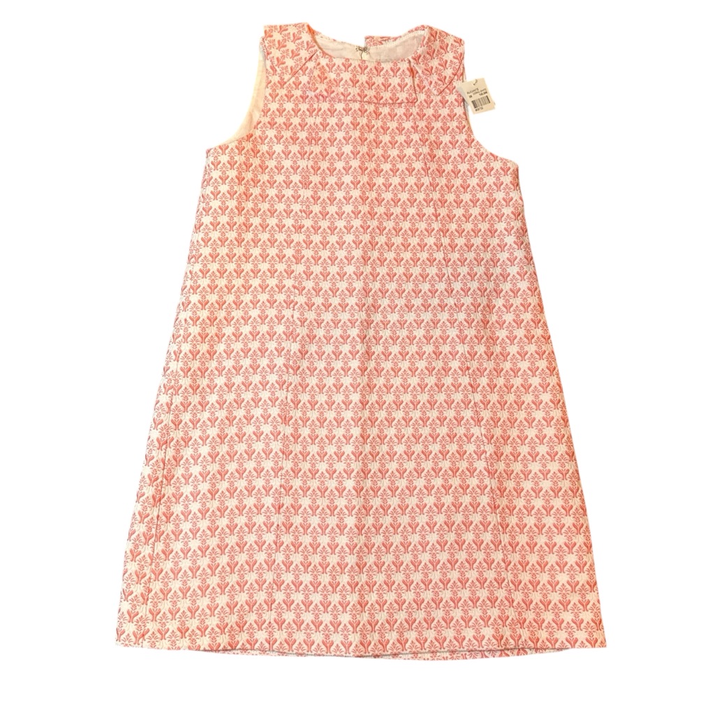 Bleu Comme Gris Paris Alicante Coral Jacquard Dress Girls 8 Nwt
